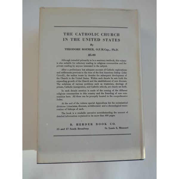 A History of the Catholic Church Poulet Raemers 2 Vol Set HC DJ Vtg 1961 1957