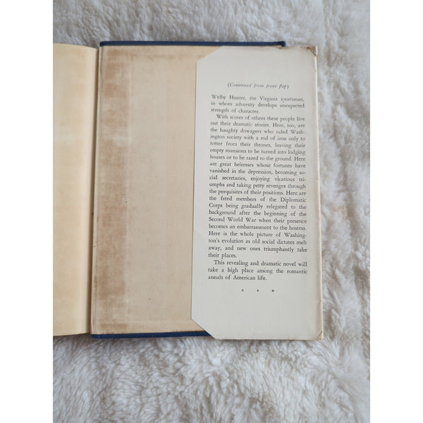VTG All That Glitters A Novel of Washington DC 1941 First Ed HDJ Book Keyes