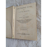 Little Rosebud's Lovers By Laura Jean Libbey 1886 Hardcover Antique Book Vtg