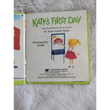 Katy’s First Day A Going To School Story 1962 Tell-A-Tale Vintage Whitman HC