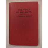 THE VOICE OF THE DEVIL By G. Campbell Morgan HC Vtg Fleming H Revell Company