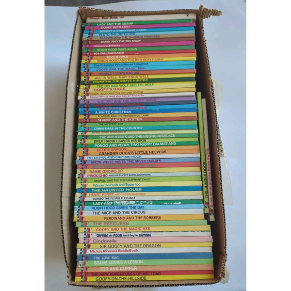 Lot of 62 Disney HC Books Wonderful World of Reading Lot Of Classics Vtg 1980s