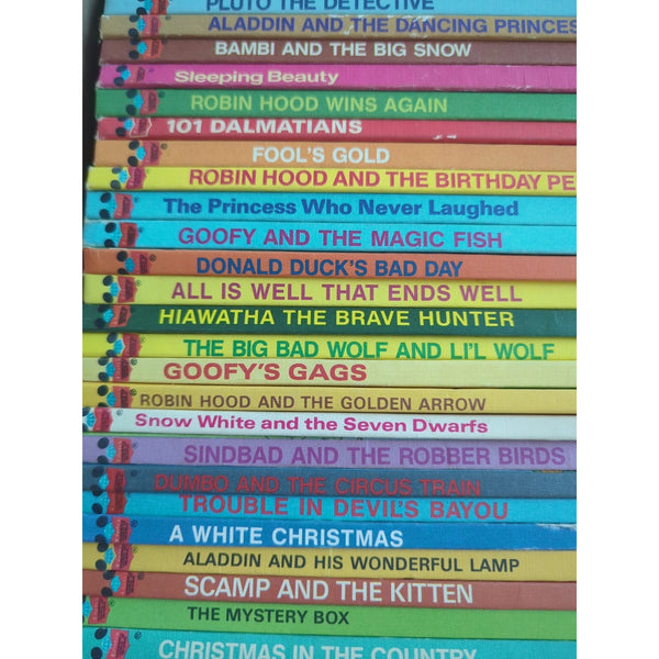 Lot of 62 Disney HC Books Wonderful World of Reading Lot Of Classics Vtg 1980s