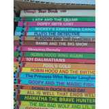 Lot of 62 Disney HC Books Wonderful World of Reading Lot Of Classics Vtg 1980s