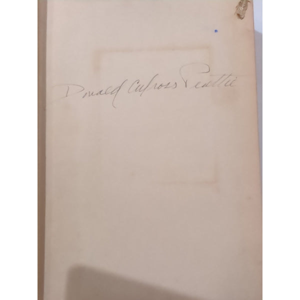Flowering Earth by Donald Cole Ross Peattie HC Signed By Author 1939 Vtg 1st Ed