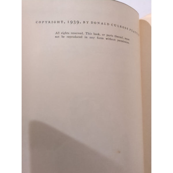 Flowering Earth by Donald Cole Ross Peattie HC Signed By Author 1939 Vtg 1st Ed