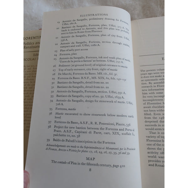 RUBINSTEIN, NICOLAI Florentine studies politics and society in Renaissance HC DJ