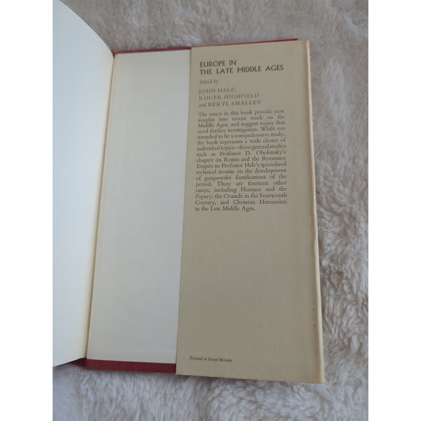 RUBINSTEIN, NICOLAI Florentine studies politics and society in Renaissance HC DJ