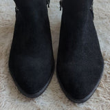 Very Volatile Womens Black Suede Leather Zip Up Ankle Booties Boots Size 8.5