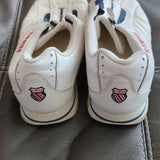 Vintage K-Swiss K Swiss Men's White Leather Slipon Low Top Sneakers Size 13 Rare