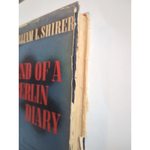 William L. Shirer END OF A BERLIN DIARY 1944-1947 1st Edition 1st Printing HC DJ