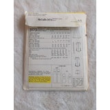 VTG McCalls 3173 Ladies 14 Top Pants 2 Piece Swimsuit KNITS Sewing Pattern UNCUT