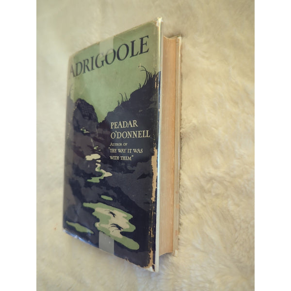 Peadar O'Donnell Adrigoole HC DJ Vtg 1929 1st American Edition 1st Printing