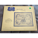 Rare VTG 1960s “Cross Stitch Sampler” Bucilla Creative Needlecraft Kit #1693