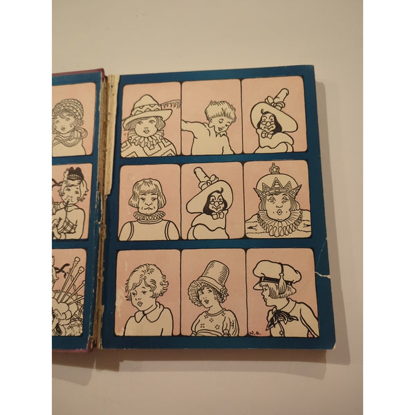 Watty Piper FAMOUS RHYMES MOTHER GOOSE HC Platt And Munk Co 1933 Bit Rough