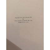 Watty Piper FAMOUS RHYMES MOTHER GOOSE HC Platt And Munk Co 1933 Bit Rough