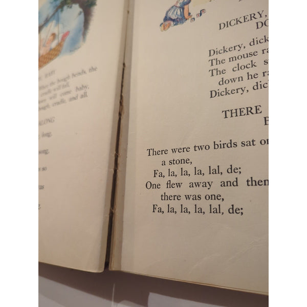 Watty Piper FAMOUS RHYMES MOTHER GOOSE HC Platt And Munk Co 1933 Bit Rough
