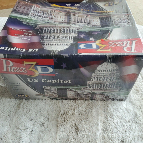 Puzz 3D US CAPITOL Dimensional PUZZLE 764 Pieces NEW SEALED Washington DC Gift