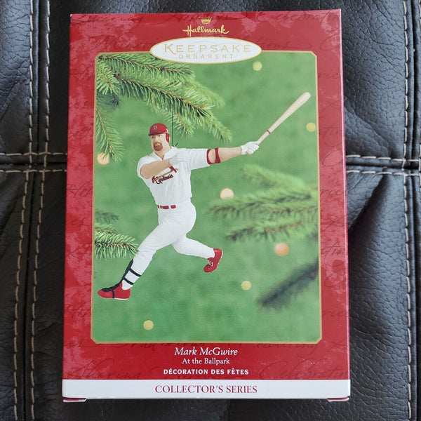 Hallmark MLB At The Ballpark Mark McGwire Cardinals Keepsake Ornament 2000