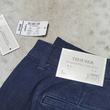 NWT Christopher & Banks Dark Blue Trouser Relaxed Fit High Rise Jeans Size 4S