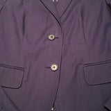 J.Crew Dark Navy 2 Button Pinstripe Blazer Size 2