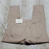 NWT Christopher & Banks Tan Stretchy Mid Rise Ankle Jeans Size 4