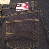 Polo Ralph Lauren High Rise Dark Straight Leg Jean Size 10