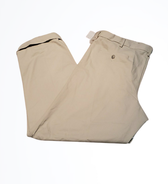 NWT Dockers Relaxed Fit Chino Khaki Cuffed Pant Size 38x32