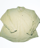 Brooks Brothers Lime Green & White Button Down Size L