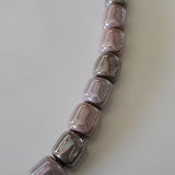 Boutique Heavier Weight Muted Lavendar Stone Necklace