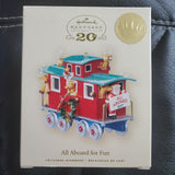 Hallmark Keepsake Christmas Ornament " ALL ABOARD FOR FUN  2007 20th Anniversary