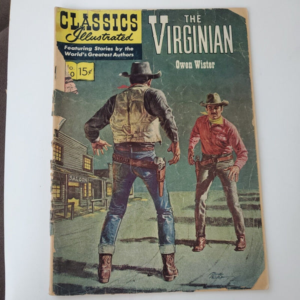 Classics Illustrated December 1965 #150 HRN 167 The Virginian by Owen Wister