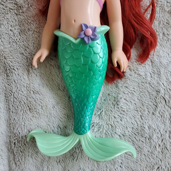 Disney Talking Light Up Little Mermaid Ariel 14" Doll Toy New Batteries Needed