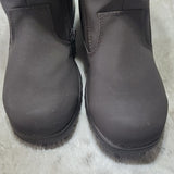 NWT Totes Vintage Brown Waterproof Double Zip Calf Heights Boots Size 8M