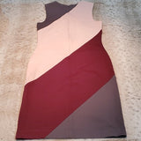 Banana Republic Pink and Gray Bodycon Dress Size 2