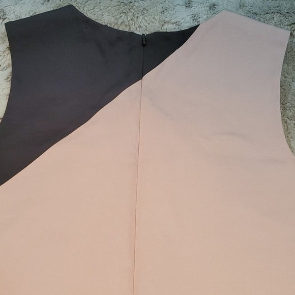 Banana Republic Pink and Gray Bodycon Dress Size 2