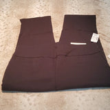 NWT Christopher & Banks Black Pull On Mid Capri Pants