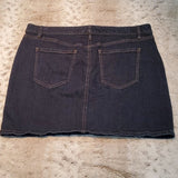 Ann Taylor Loft Shorter Blue Jean Skirt Size 6