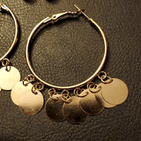 Boutique Pair of Gold Tone Fashion Hoops & Studs