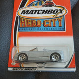 2002 Matchbox Hero City #7 Silver Ferrari 360 Spider - New in Box 97687