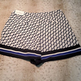 NWT Ann Taylor The Drapey Short Geometric Pattern Size 10