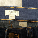 J.Crew Stretch Longer Inseam Mid Rise Skinny Blue Jeans Size 26