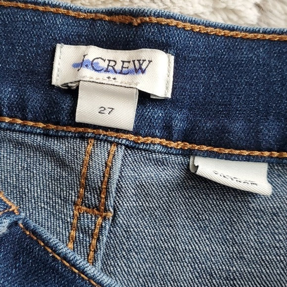 J.Crew Mid Rise Skinny Blue Jeans Size 27