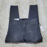 NWT Joe's Jeans Dark Grey The Charlie High Rise Skinny Ankle Size 25