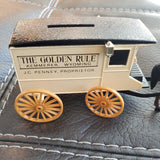 Vintage ERTL Dyersville Iowa Diecast The Golden Rule Kemmerer Wyoming Coin Bank