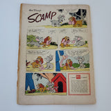 Walt Disney's Scamp #6 Comic Dell Comics 1958 Lady And The Tramp Puppy Bongo