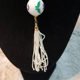 Boutique Asian Style Necklace Corded Gold and Bead