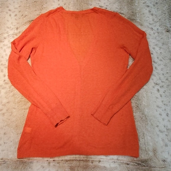 Banana Republic Italian Yarn Orange Cardigan Size M