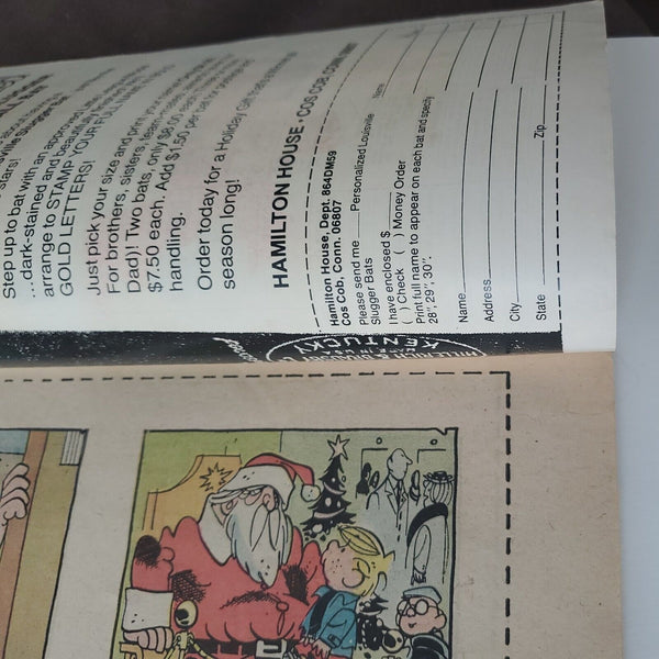 1976 Fawcett Comic Dennis The Menace Mr. Wilson And His Gang At Christmas #159