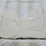 NWT Christopher & Banks Beige Classic Fit Straight Leg High Rise Pants 24WP